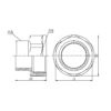 Перехід Thermo Alliance Forte 1" 1/2х1" 1/4 ВЗ SF3604032 Перехід Thermo Alliance Forte 1" 1/2х1" 1/4 ВЗ SF3604032