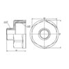 Перехід Thermo Alliance Forte 1" 1/4х1/2" ВЗ SF3603215 Перехід Thermo Alliance Forte 1" 1/4х1/2" ВЗ SF3603215