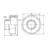 Перехід Thermo Alliance Forte 1" 1/4х3/4" ВЗ SF3603220 Перехід Thermo Alliance Forte 1" 1/4х3/4" ВЗ SF3603220