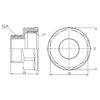 Перехід Thermo Alliance Forte 1"х3/4" ВЗ SF3602520 Перехід Thermo Alliance Forte 1"х3/4" ВЗ SF3602520