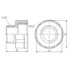 Перехід Thermo Alliance Forte 1/2"х3/8" ВЗ SF360159