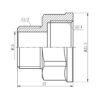 Перехід Thermo Alliance Forte 3/4"х1/2" ВЗ SF3602015