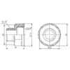 Перехід Thermo Alliance Forte 3/8"х3/4" ВЗ SF36096 Перехід Thermo Alliance Forte 3/8"х3/4" ВЗ SF36096