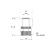 Перехідник обтискний Thermo Alliance Standart 20х3/4" ЗР SD154W2020