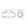 Трійник Thermo Alliance Forte 3/4" ВЗЗ SF36620 Трійник Thermo Alliance Forte 3/4" ВЗЗ SF36620