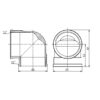 Кут Thermo Alliance Forte 2" ВВ SF36850 Кут Thermo Alliance Forte 2" ВВ SF36850
