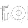 Футорка Thermo Alliance Forte 2"х3/4" ЗВ SF3745020 Футорка Thermo Alliance Forte 2"х3/4" ЗВ SF3745020