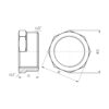 Футорка Thermo Alliance Forte 1 1/2"х1 1/4" ЗВ SF3744032