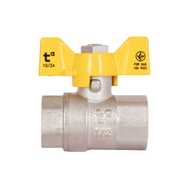 Кран кульовий Thermo Alliance Base 1/2" ВР для газу (метелик) SD602G15 Кран кульовий Thermo Alliance Base 1/2" ВР для газу (метелик) SD602G15