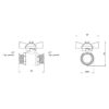 Кран кульовий Thermo Alliance Base 1/2" ЗЗ для води (метелик) SD606W15