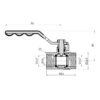Кран кульовий Thermo Alliance Base 1/2" ВР для газу (важіль) SD600G15 Кран кульовий Thermo Alliance Base 1/2" ВР для газу (важіль) SD600G15