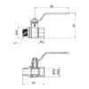 Кран кульовий Thermo Alliance Base 1/2" ВЗ для води (важіль) SD605W15 Кран кульовий Thermo Alliance Base 1/2" ВЗ для води (важіль) SD605W15