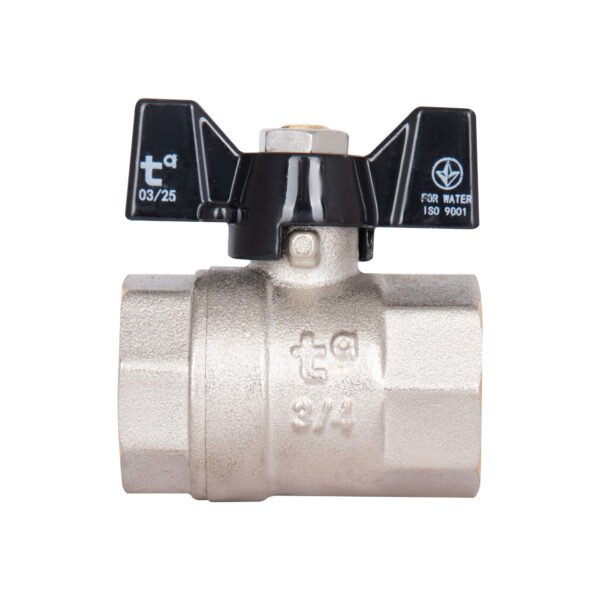 Кран кульовий Thermo Alliance Base 3/4" ВР для води (метелик) SD602W20 Кран кульовий Thermo Alliance Base 3/4" ВР для води (метелик) SD602W20