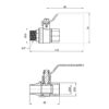 Кран кульовий Thermo Alliance Base 3/4" ВЗ для води (важіль) SD605W20 Кран кульовий Thermo Alliance Base 3/4" ВЗ для води (важіль) SD605W20