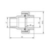 Американка PPR Blue Ocean 63х2" ЗР Американка PPR Blue Ocean 63х2" ЗР