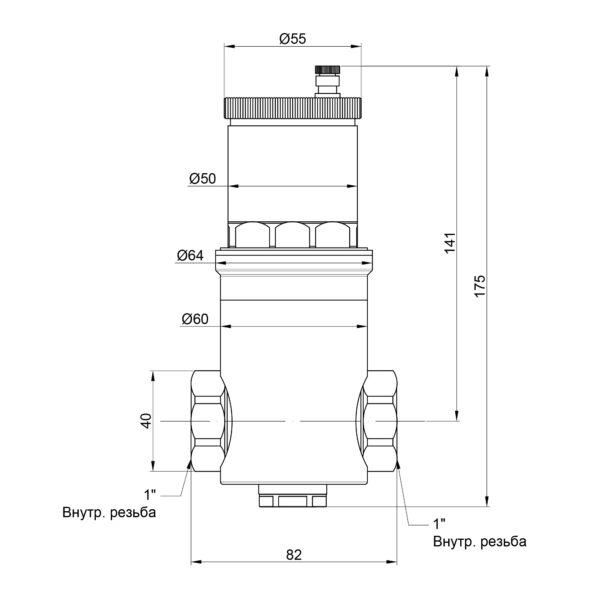 Дегазатор Icma 1" №740 Дегазатор Icma 1" №740