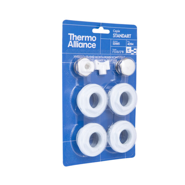 Комплект на радіатор Thermo Alliance Standart 1/2"х1" SD11115 Комплект на радіатор Thermo Alliance Standart 1/2"х1" SD11115