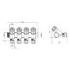 Колектор Thermo Alliance Standart 3/4" 4 виходи SD230W4 Колектор Thermo Alliance Standart 3/4" 4 виходи SD230W4