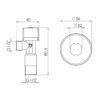 Кран приладовий кульовий Арко Thermo Alliance Standart 1/2"З х 1/2"З SF340W1515 Кран приладовий кульовий Арко Thermo Alliance Standart 1/2"З х 1/2"З SF340W1515