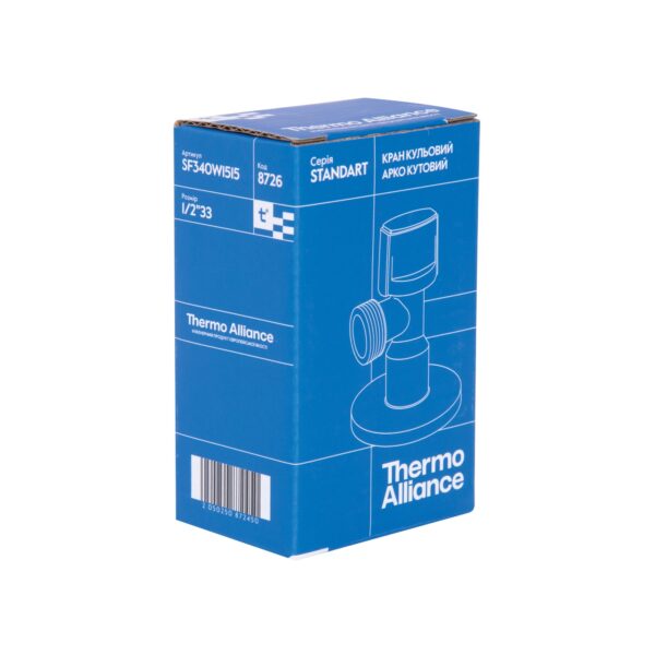 Кран приладовий кульовий Арко Thermo Alliance Standart 1/2"З х 1/2"З SF340W1515 Кран приладовий кульовий Арко Thermo Alliance Standart 1/2"З х 1/2"З SF340W1515