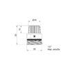 Кран Маєвського Thermo Alliance Standart 1/2" ручний SD211W15 Кран Маєвського Thermo Alliance Standart 1/2" ручний SD211W15