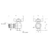 Кран кульовий "Американка" Thermo Alliance Standart кутовий 1/2" ВЗ SD222W15 Кран кульовий "Американка" Thermo Alliance Standart кутовий 1/2" ВЗ SD222W15