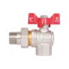 Кран кульовий "Американка" Thermo Alliance Standart кутовий 1/2" ВЗ SD222W15 Кран кульовий "Американка" Thermo Alliance Standart кутовий 1/2" ВЗ SD222W15