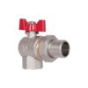 Кран кульовий "Американка" Thermo Alliance Standart кутовий 3/4" ВЗ SD222W20 Кран кульовий "Американка" Thermo Alliance Standart кутовий 3/4" ВЗ SD222W20