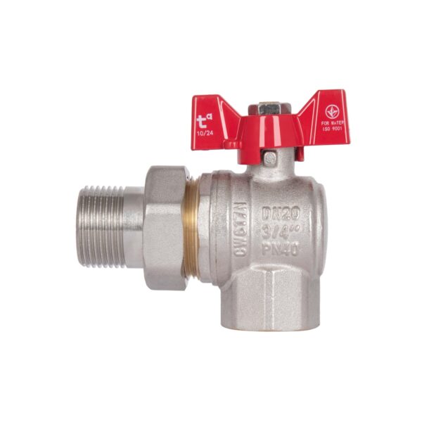 Кран кульовий "Американка" Thermo Alliance Standart кутовий 3/4" ВЗ SD222W20 Кран кульовий "Американка" Thermo Alliance Standart кутовий 3/4" ВЗ SD222W20