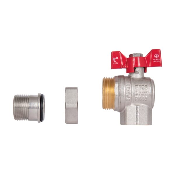 Кран кульовий "Американка" Thermo Alliance Standart кутовий 3/4" ВЗ SD222W20 Кран кульовий "Американка" Thermo Alliance Standart кутовий 3/4" ВЗ SD222W20