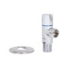 Кран угловой Thermo Alliance Standart (ручка круглая) с керам.буксой 1/2"З х 1/2"З SF342W1515 Кран кутовий Thermo Alliance Standart (ручка кругла) з керам.буксою 1/2"З х 1/2"З SF342W1515