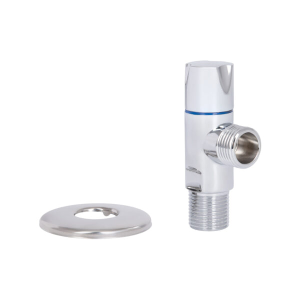 Кран угловой Thermo Alliance Standart (ручка круглая) с керам.буксой 1/2"З х 1/2"З SF342W1515 Кран кутовий Thermo Alliance Standart (ручка кругла) з керам.буксою 1/2"З х 1/2"З SF342W1515
