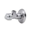 Кран приладовий буксовий Icma 1/2" х3/8" кутовий №519 Кран приладовий буксовий Icma 1/2" х3/8" кутовий №519
