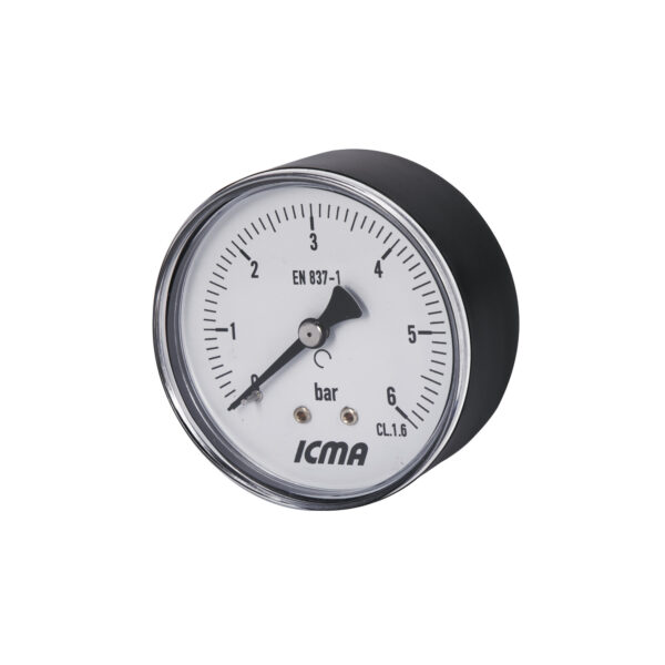 Манометр Icma 1/4" 0-6 бар, заднє підключення №243