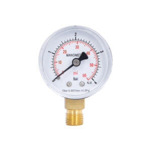 Манометр Thermo Alliance Standart 50 мм 1/4", нижний подключение SD1704B Манометр Thermo Alliance Standart 50 мм 1/4", нижнє підмикання SD1704B