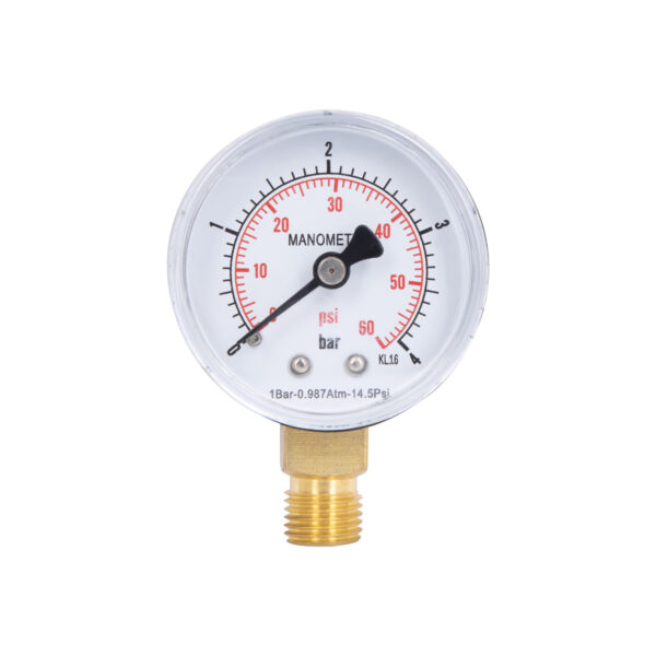 Манометр Thermo Alliance Standart 50 мм 1/4", нижнє підмикання SD1704B