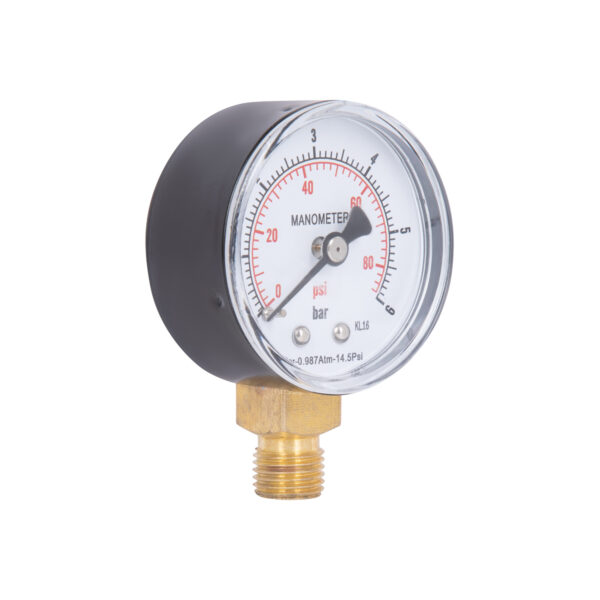 Манометр Thermo Alliance Standart 50 мм 1/4", нижнє підмикання SD1706B