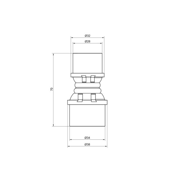 Муфта прес Icma 32х26 №400 Муфта прес Icma 32х26 №400