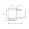 Муфта PPR Blue Ocean 32х25 редукційна Муфта PPR Blue Ocean 32х25 редукційна