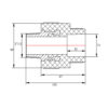 Муфта PPR Blue Ocean 75х2" 1/2 ЗР Муфта PPR Blue Ocean 75х2" 1/2 ЗР