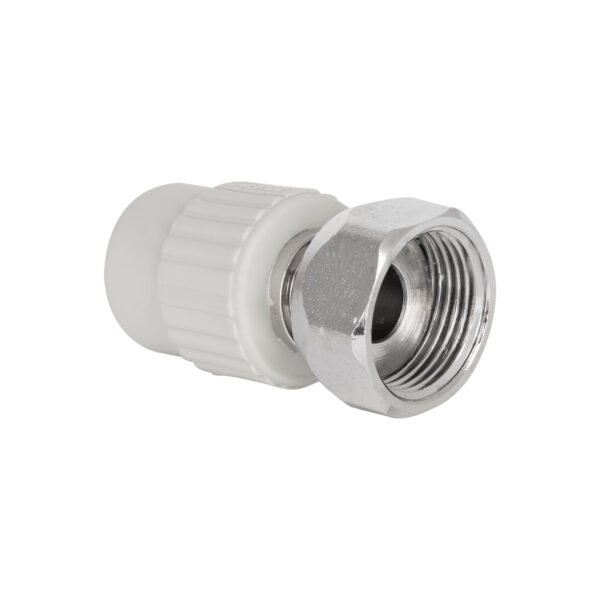 Муфта PPR з накидною гайкою Blue Ocean20х3/4" ВР з латунним штоком Муфта PPR з накидною гайкою Blue Ocean20х3/4" ВР з латунним штоком