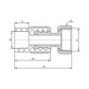 Муфта PPR з накидною гайкою Blue Ocean20х3/4" ВР з латунним штоком Муфта PPR з накидною гайкою Blue Ocean20х3/4" ВР з латунним штоком