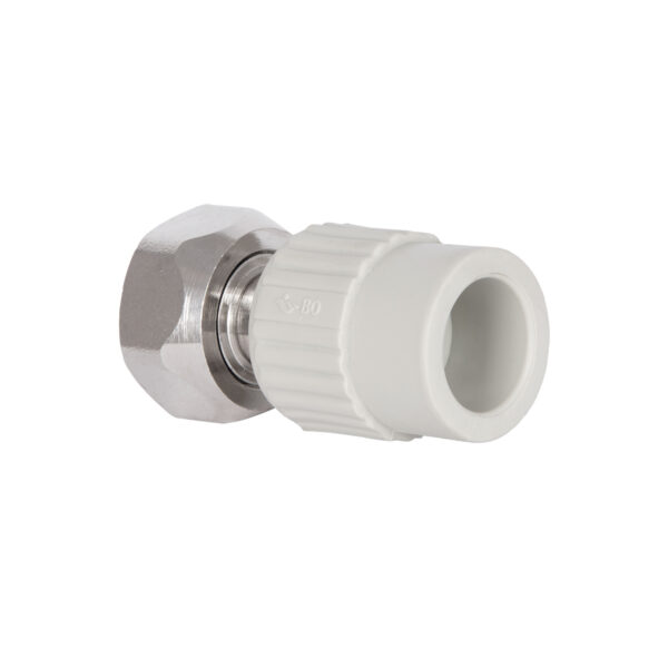 Муфта PPR з накидною гайкою Blue Ocean20х3/4" ВР з латунним штоком Муфта PPR з накидною гайкою Blue Ocean20х3/4" ВР з латунним штоком