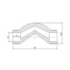 Обвід короткий PPR Blue Ocean 20 Обвід короткий PPR Blue Ocean 20