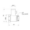 Зворотний клапан Thermo Alliance Standart 1/2" без ручки SD24715
