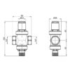 Редуктор Icma 1/2" №247 Редуктор Icma 1/2" №247