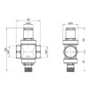 Редуктор Icma 3/4" №247 Редуктор Icma 3/4" №247