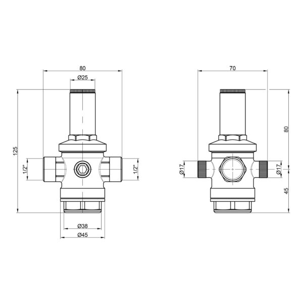 Редуктор Icma 1/2" №246 Редуктор Icma 1/2" №246