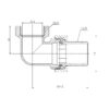 Згон "Американка" Thermo Alliance Forte 3/4" угловой SF191W20 Згін "Американка" Thermo Alliance Forte 3/4" кутовий SF191W20
