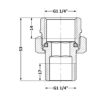 Згін-американка Thermo Alliance Base 1 1/4"ВЗ нікель, прямий SD190W32 Згін-американка Thermo Alliance Base 1 1/4"ВЗ нікель, прямий SD190W32
